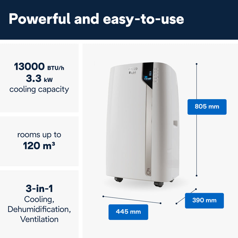 De'Longhi Pinguino PAC EX130 CST Portable Air Conditioner - New Model